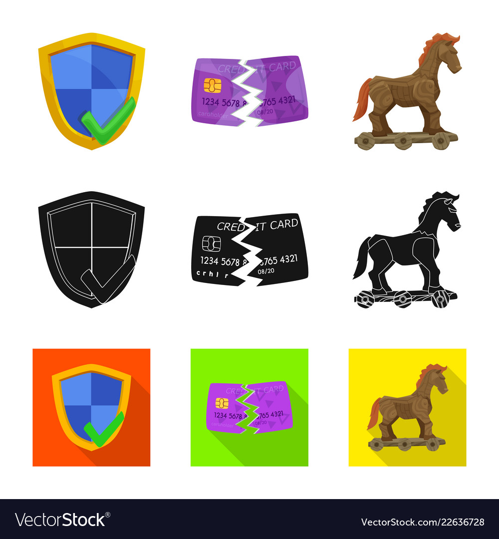 Isolated object of virus and secure sign set