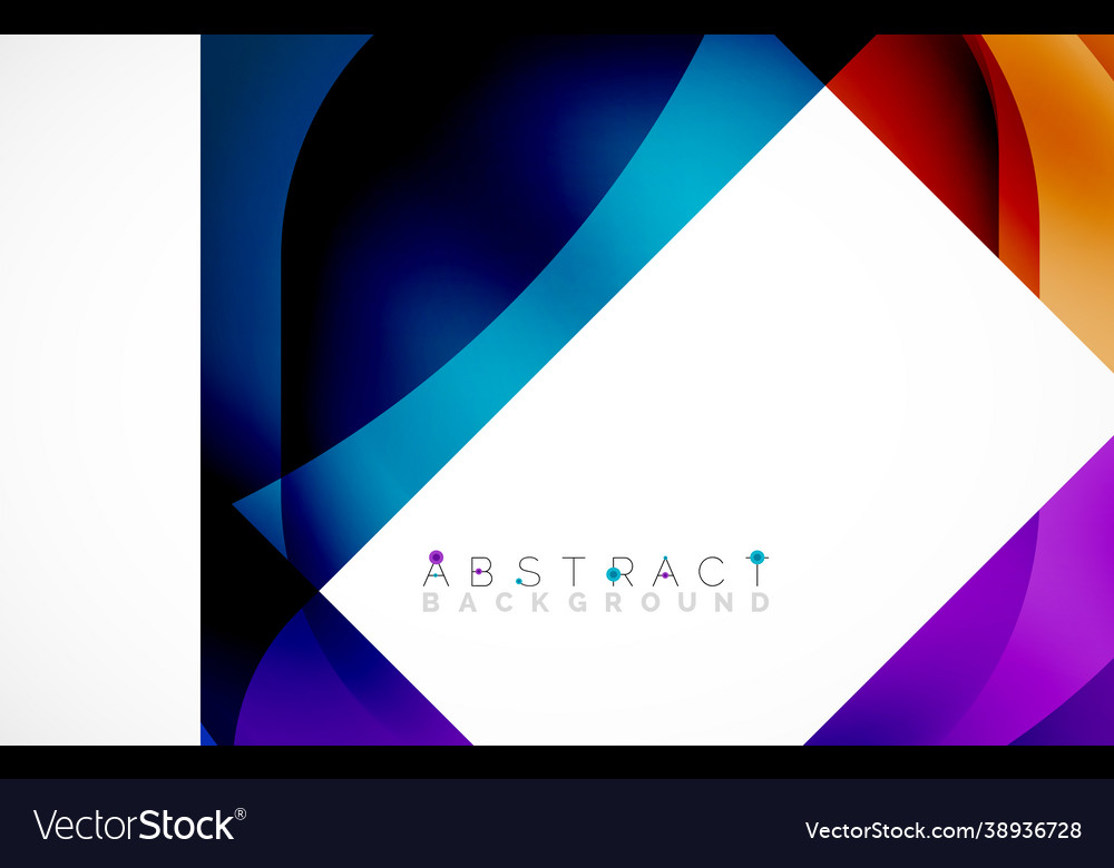Minimal background abstract square shape vector image Minimal background abstract square shape