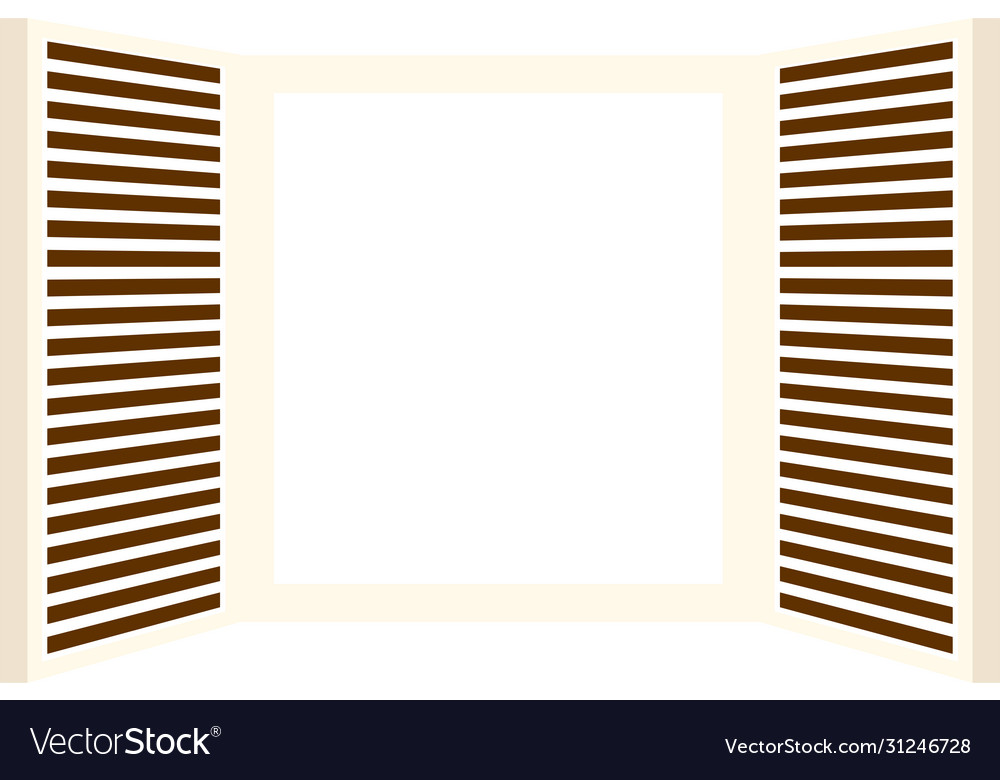 Open window frame