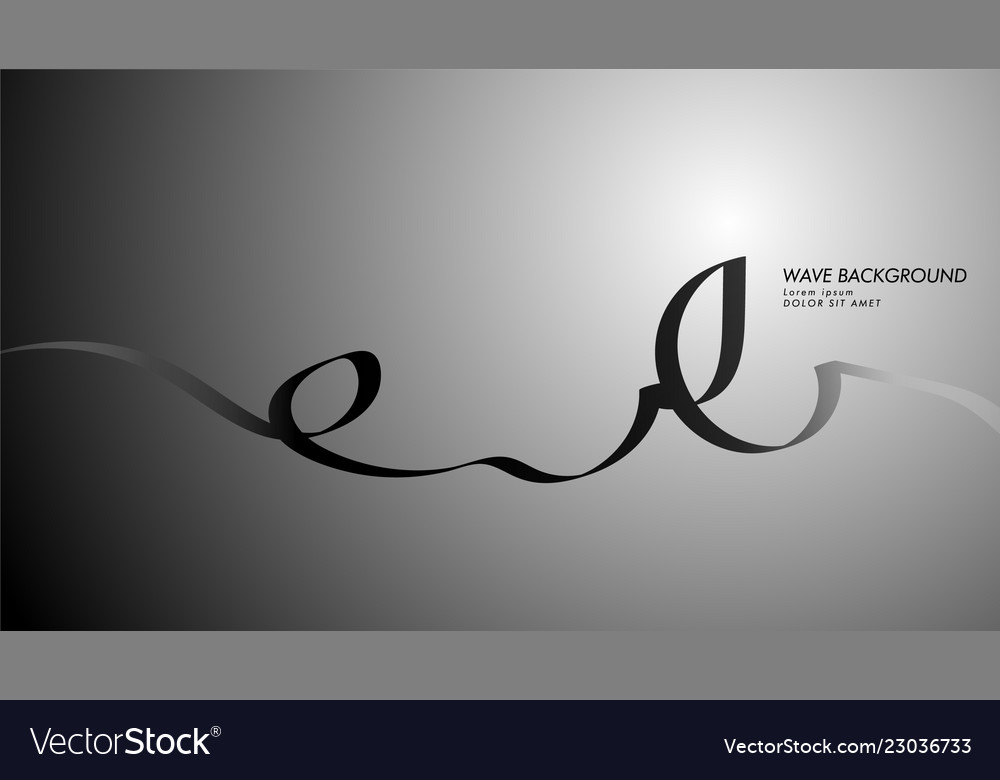 Abstract background with wave and line patterns vector image Abstract background with wave and line patterns