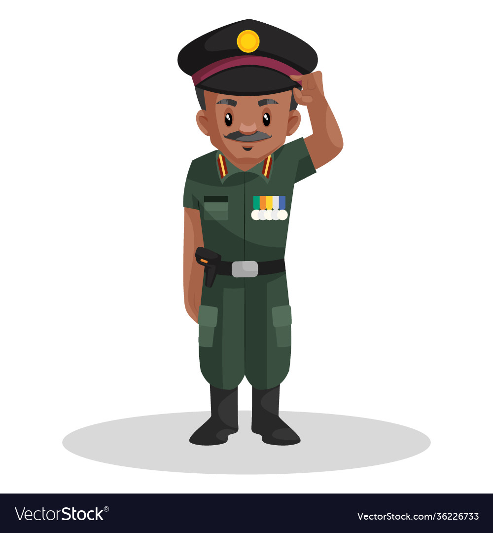 Army man cartoon Royalty Free Vector Image - VectorStock