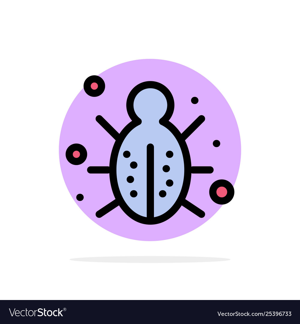 Bug internet network protection security abstract vector image Bug internet network protection security abstract