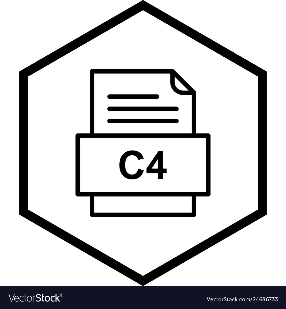 C4 file document icon