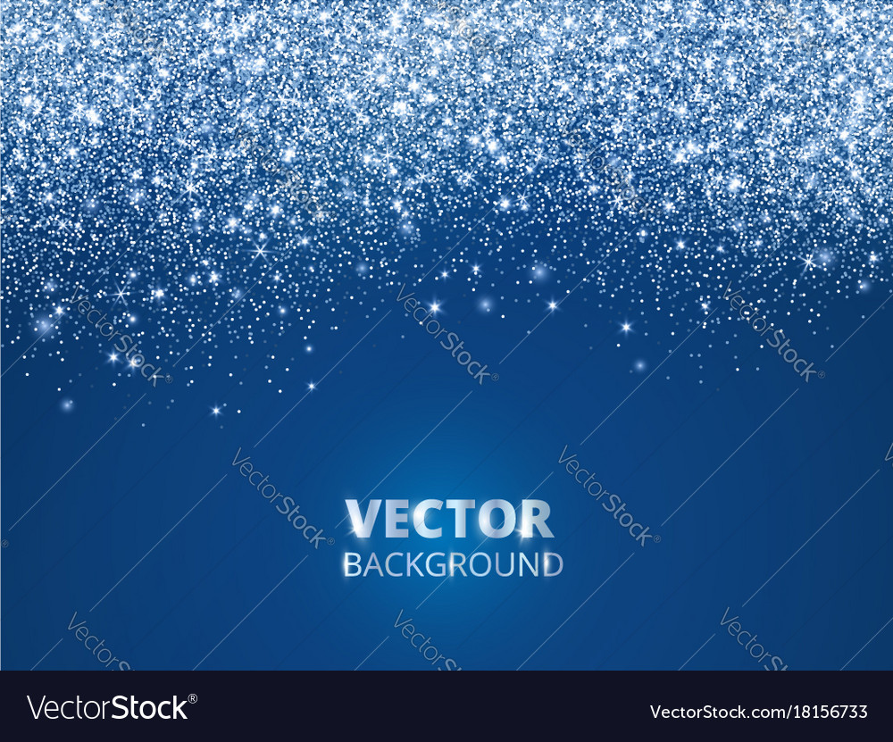 Falling glitter confetti snow dust