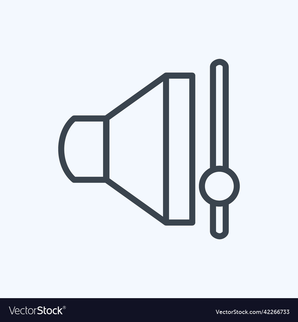 Icon volume control suitable for web interface vector image Icon volume control suitable for web interface