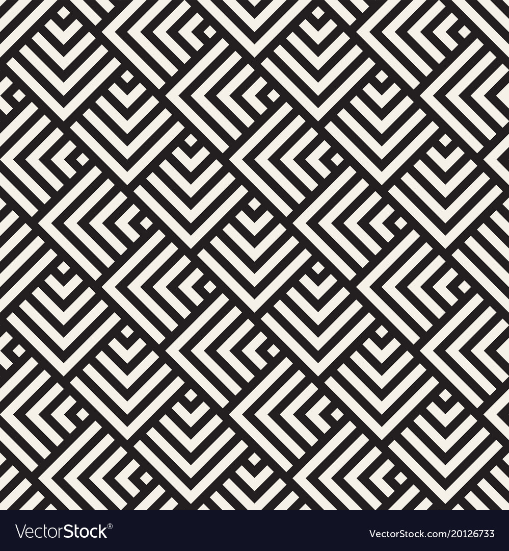 Modern Geometric Lines Pattern
