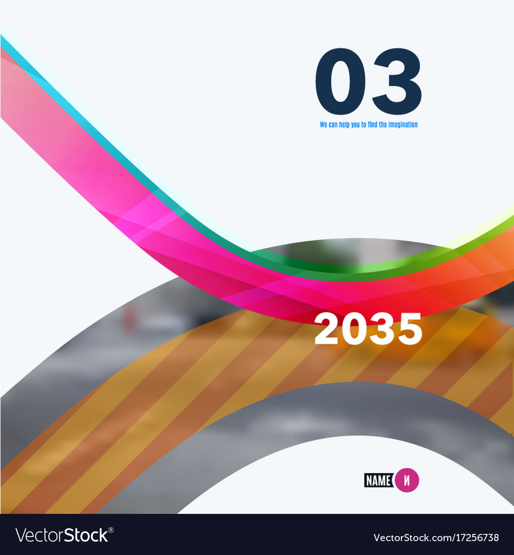 Abstract design elements for graphic layout