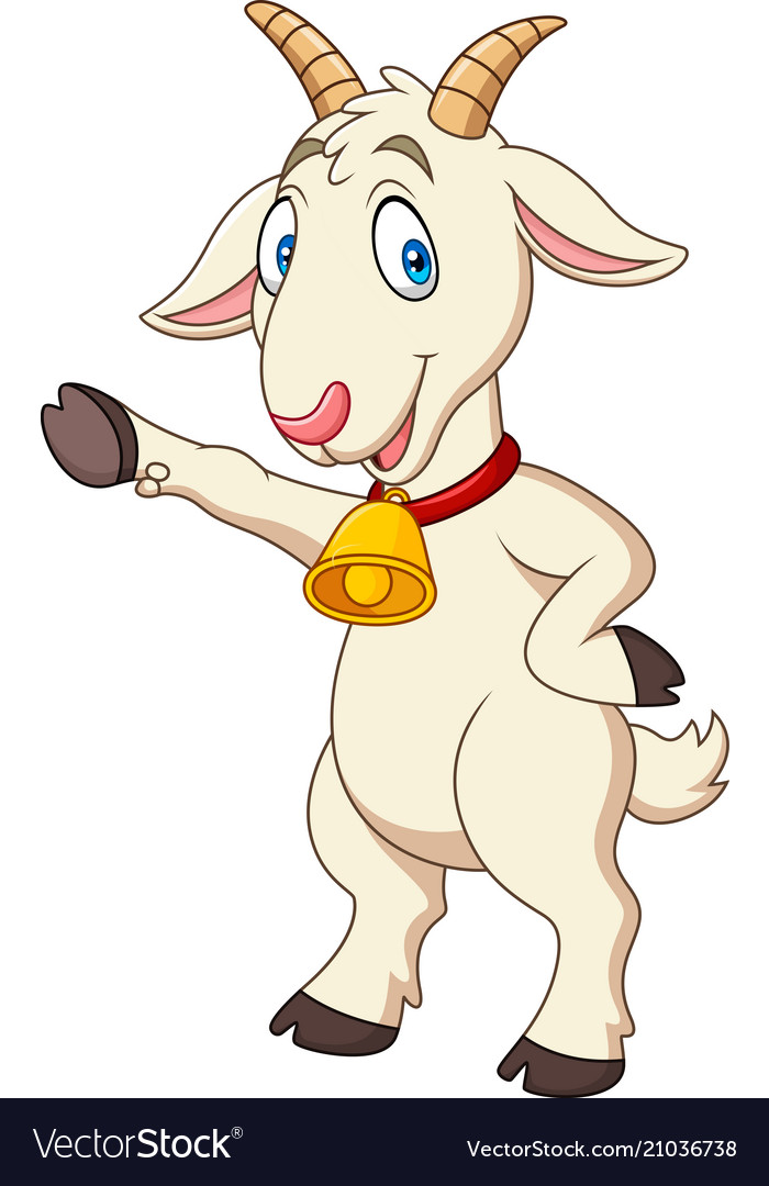 Funny Looking Goat Cartoon