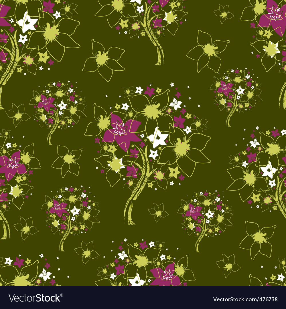 Seamless pattern from trees