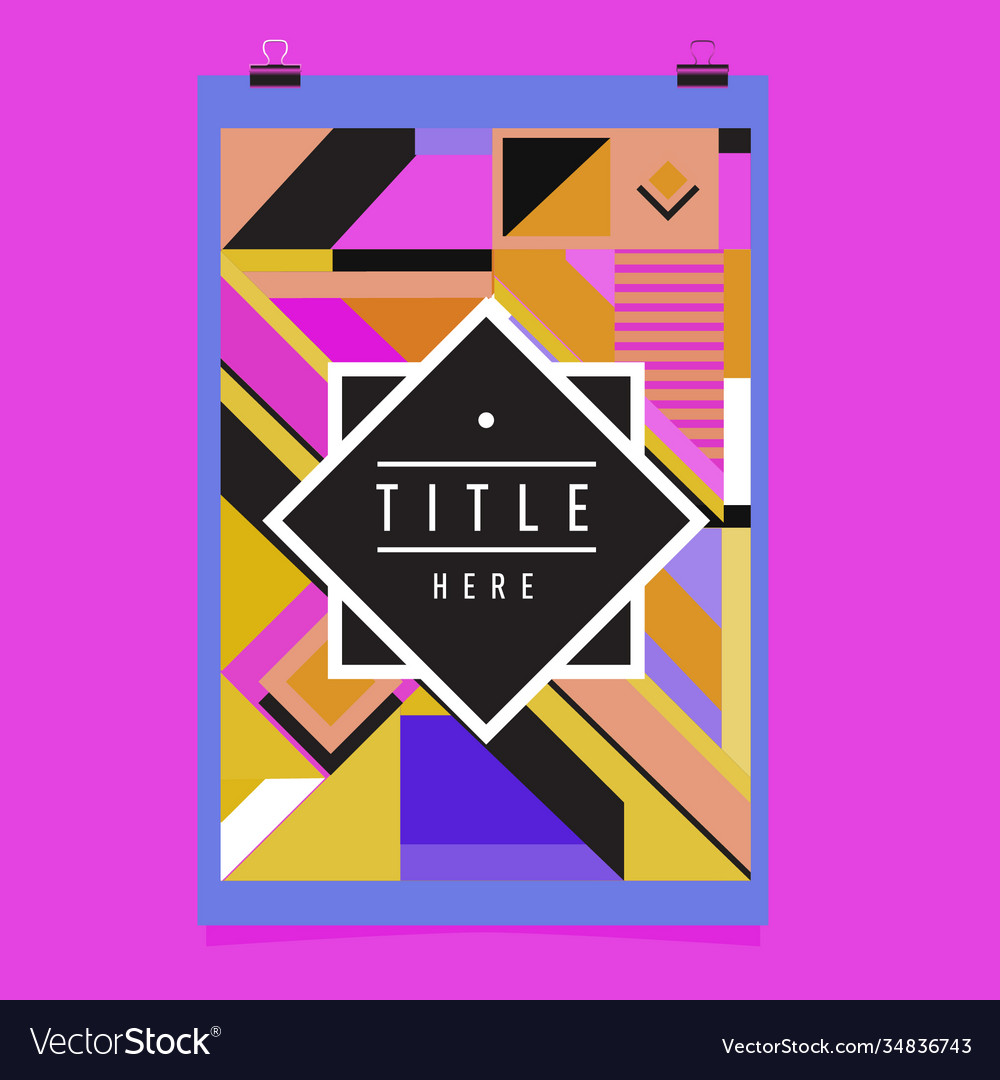 Abstract colorful geometric pattern background