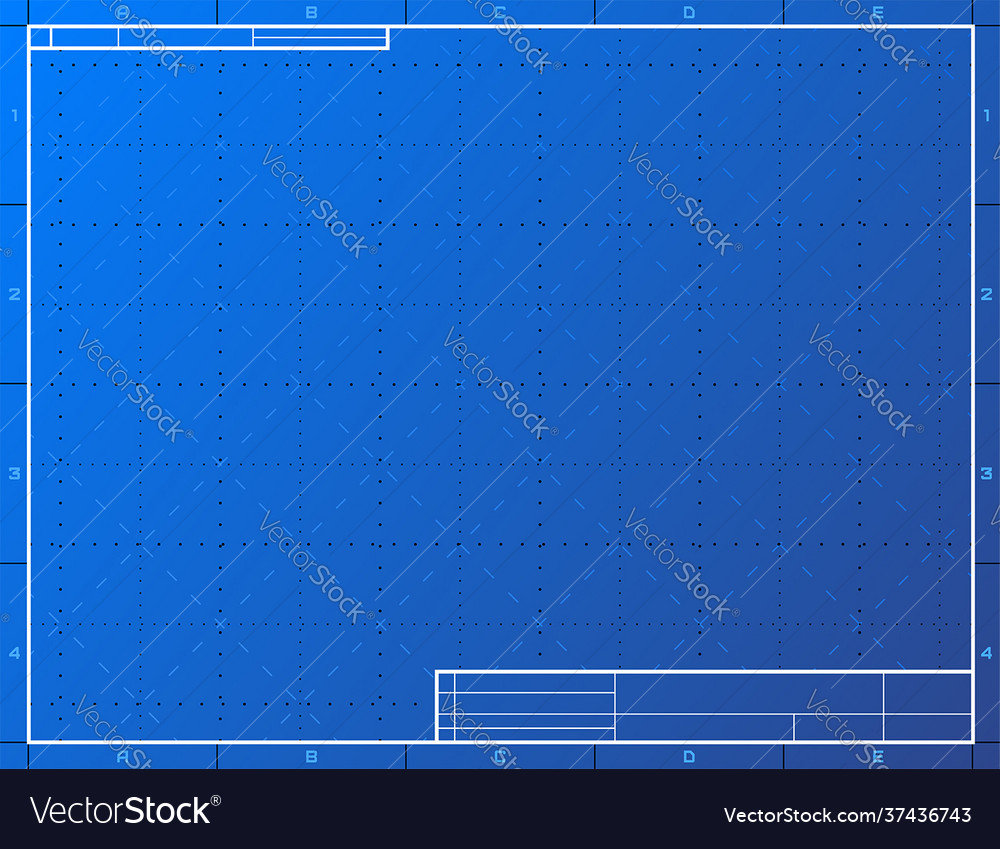 Blank blueprint paper for drafting