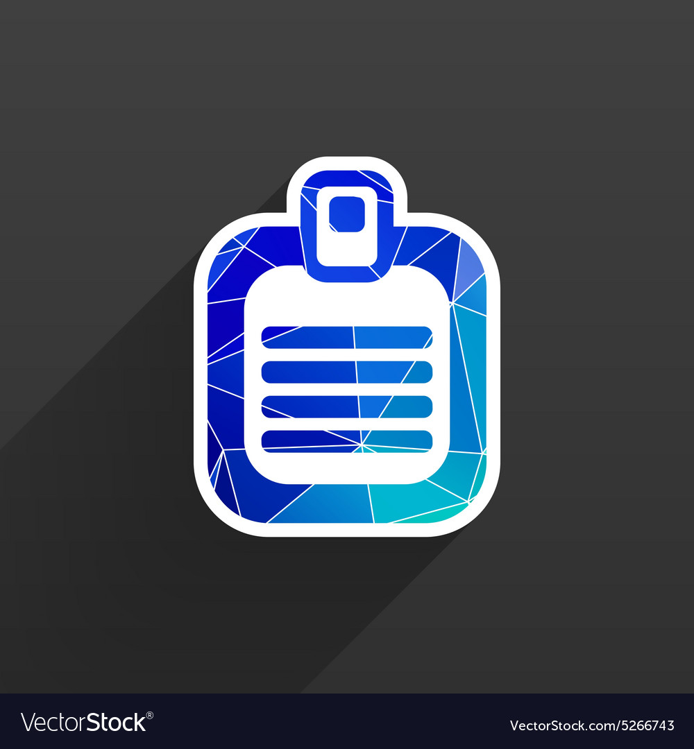 Check list icon flat design isolated