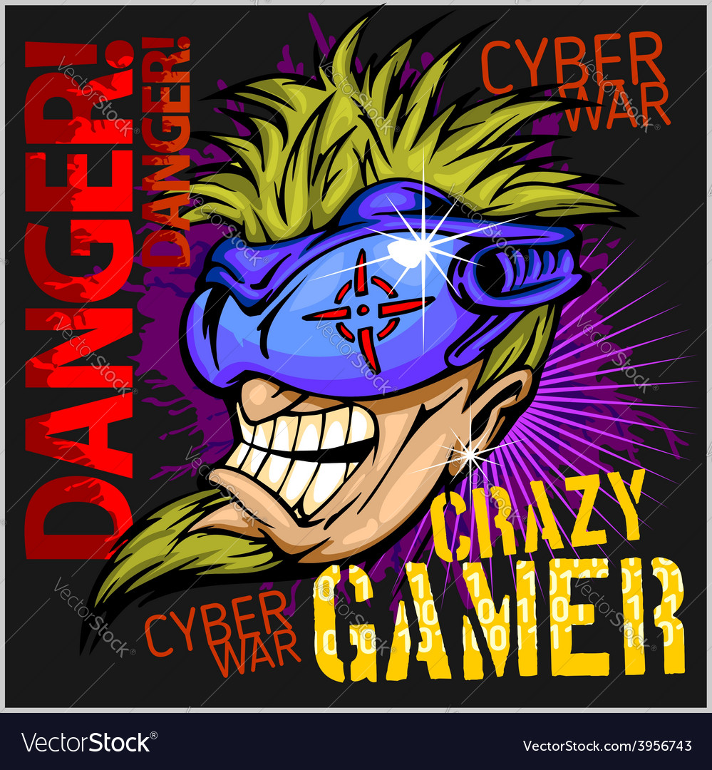 Crazy Gamer Posters for Sale | Redbubble