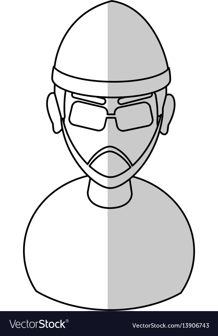 Hacker man icon