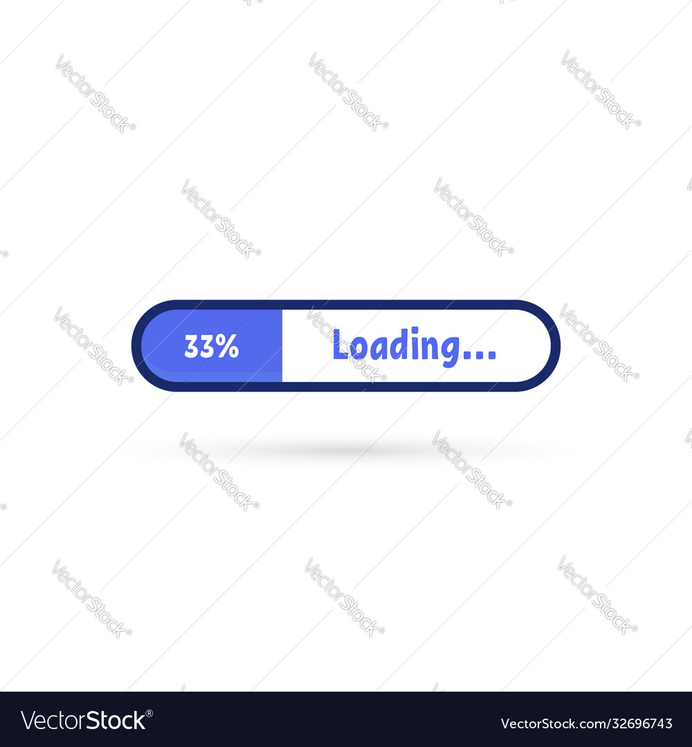 Purple Loading Bar Icon