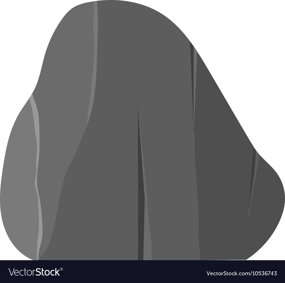 Rock stone icon Royalty Free Vector Image - VectorStock