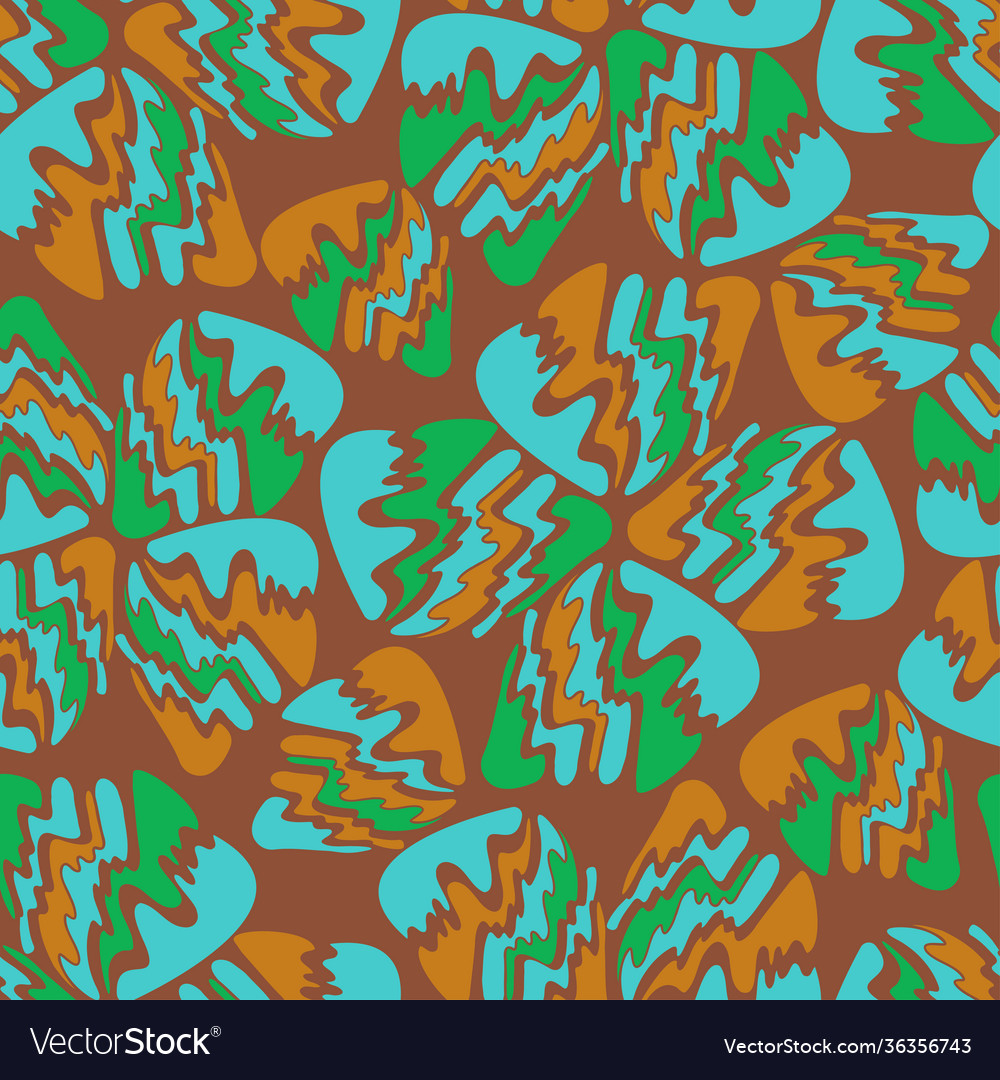 Seamless pattern with abstract geometric oval Vector Image Seamless pattern with abstract geometric oval