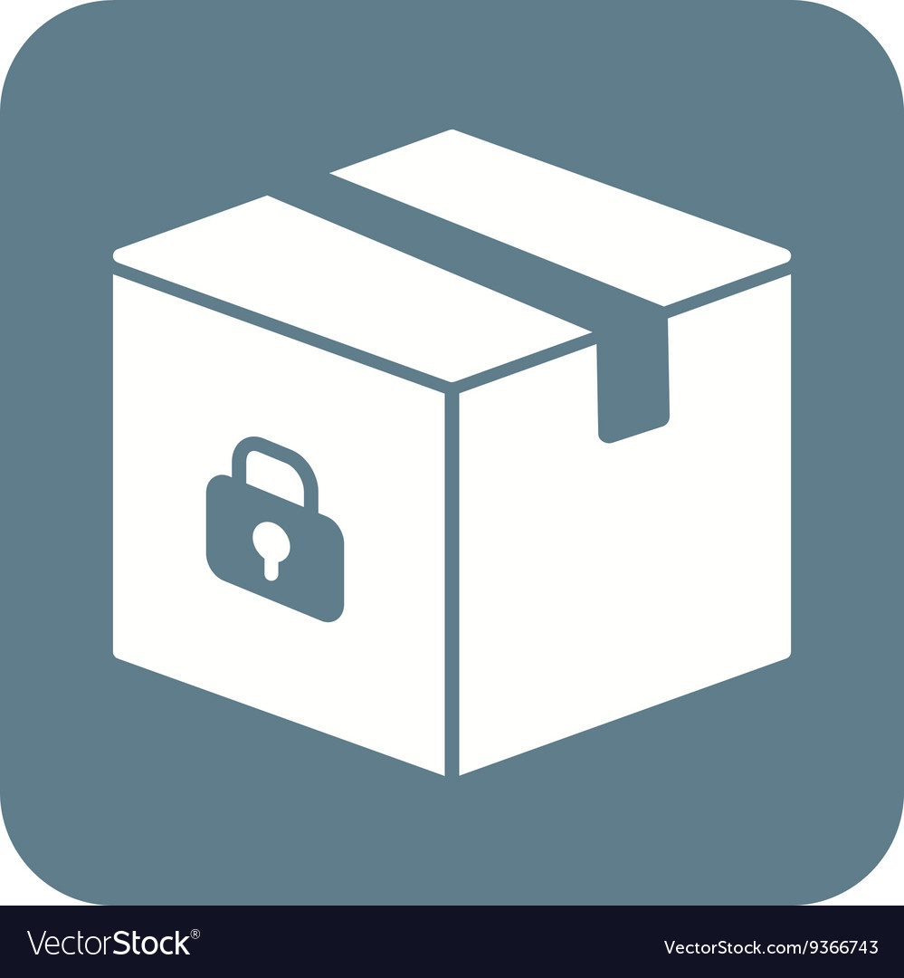 Download Secure package Royalty Free Vector Image - VectorStock