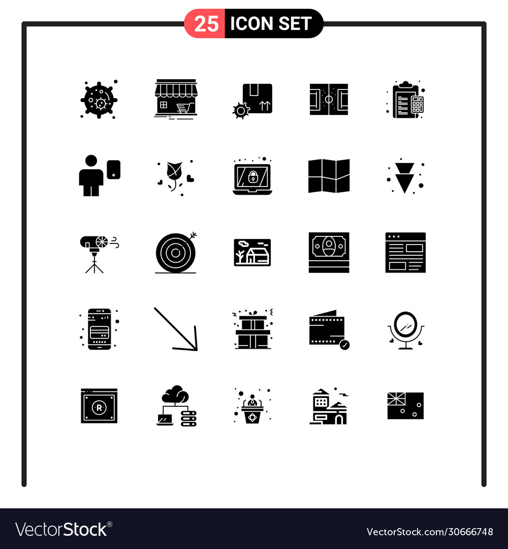 25 creative icons modern signs and symbols