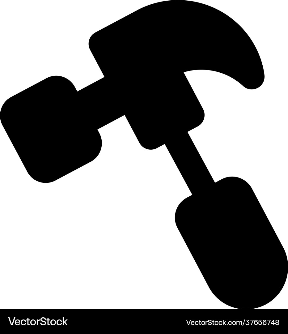 Claw hammer Royalty Free Vector Image - VectorStock