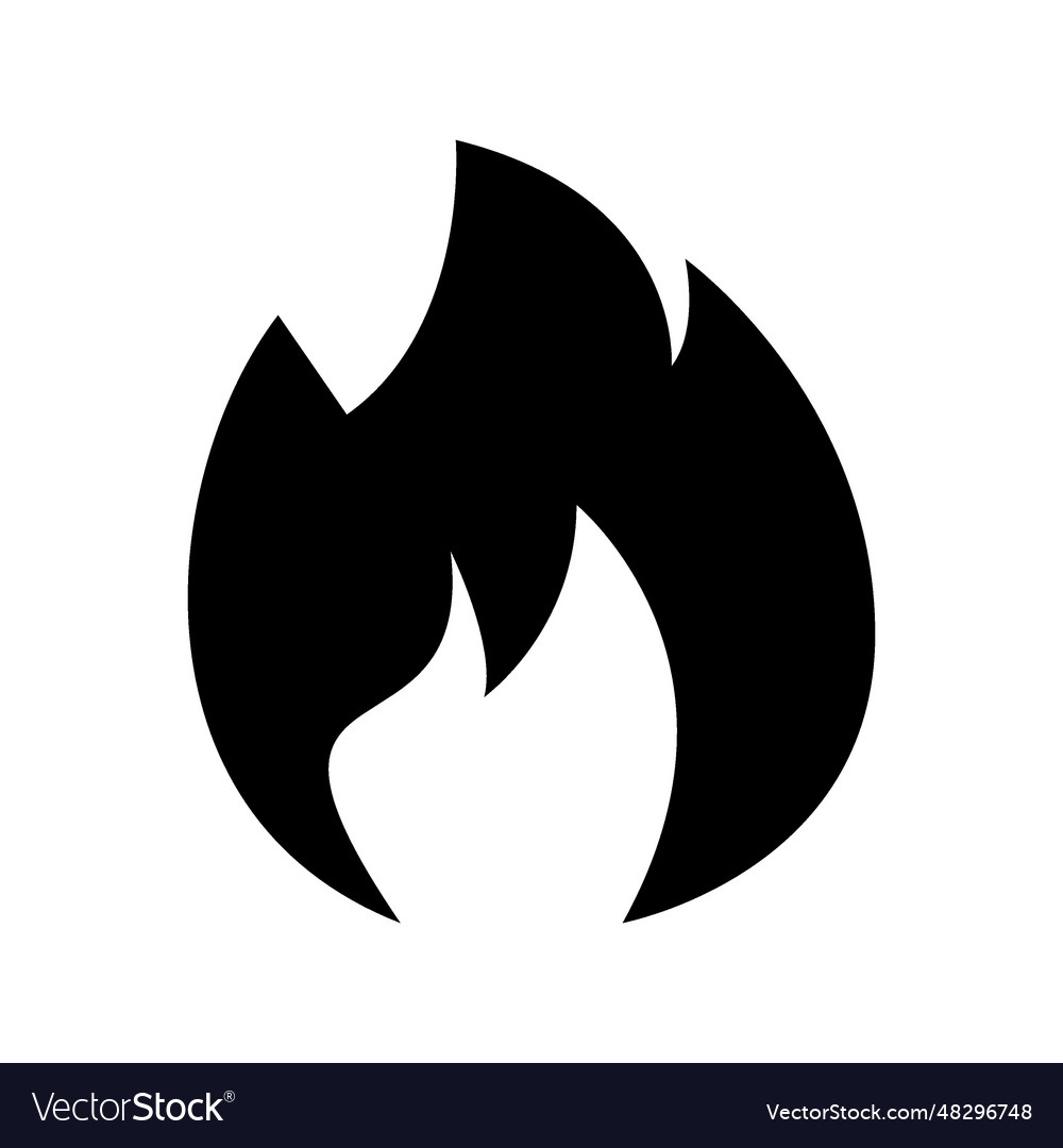 Fire icon Royalty Free Vector Image - VectorStock