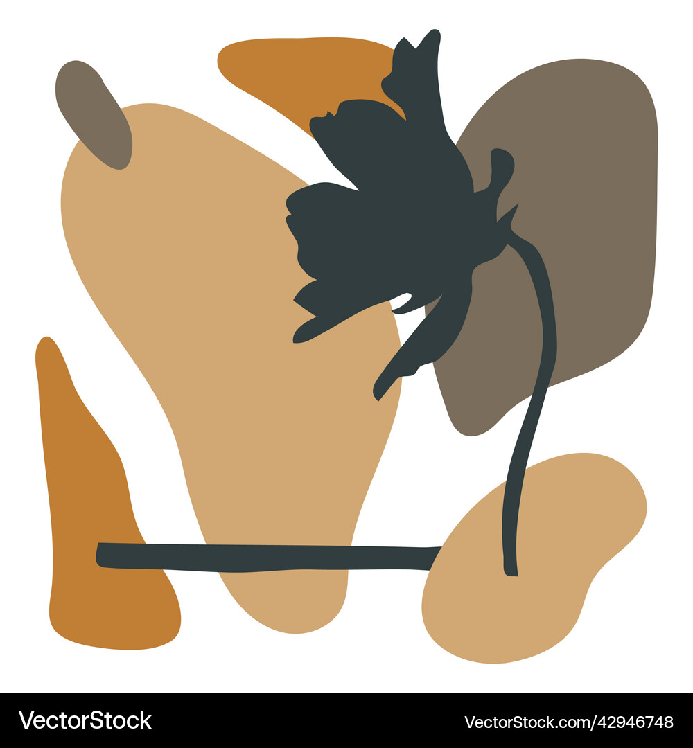 Leaf abstract composition high quality Royalty Free Vector