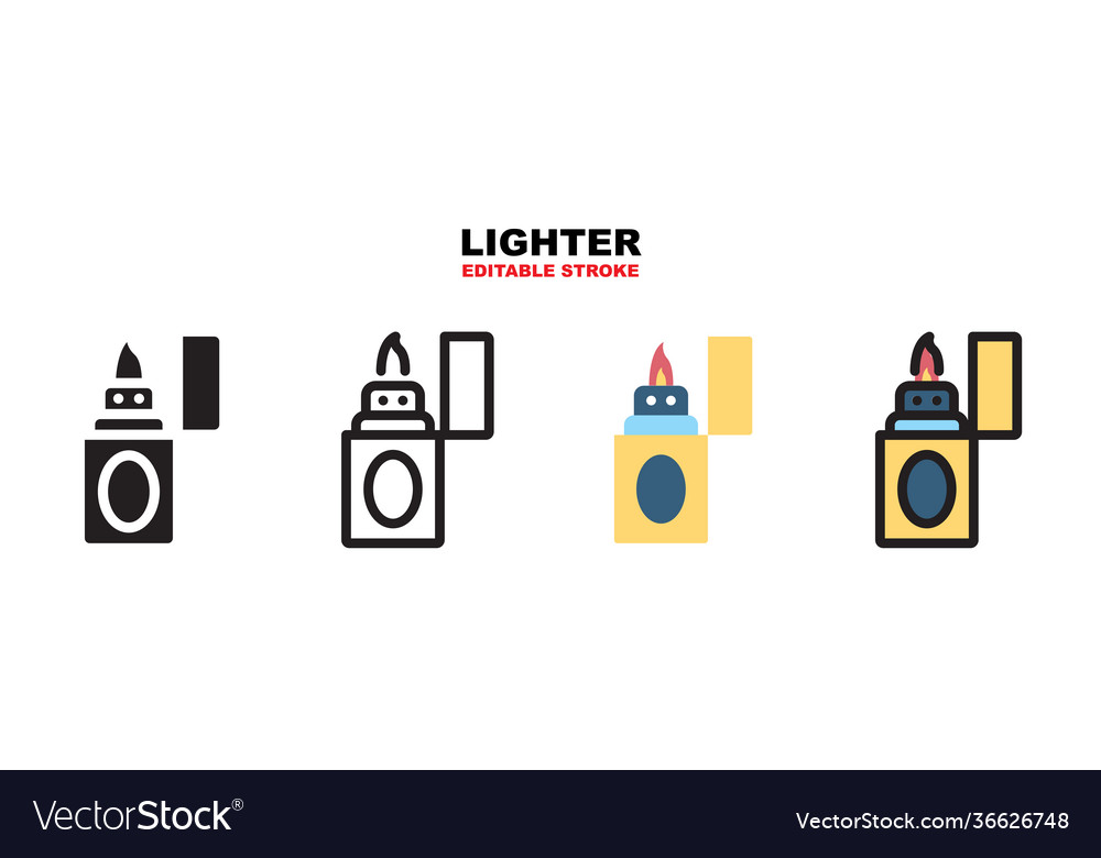 Leichtere Icon-Set mit verschiedenen Stilen editierbar