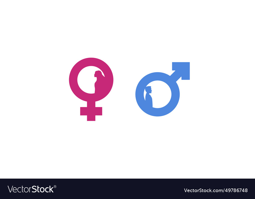 Male and female gender symbol