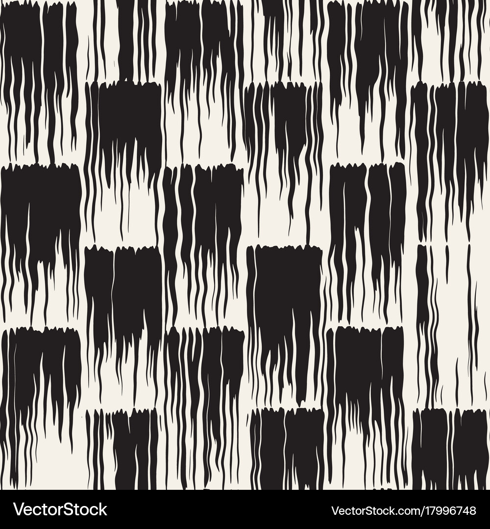 Seamless pattern with brush stripes Royalty Free Vector
