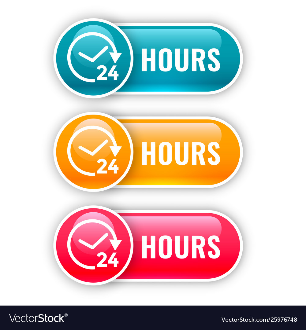 Set shiny buttons for 24 hours time