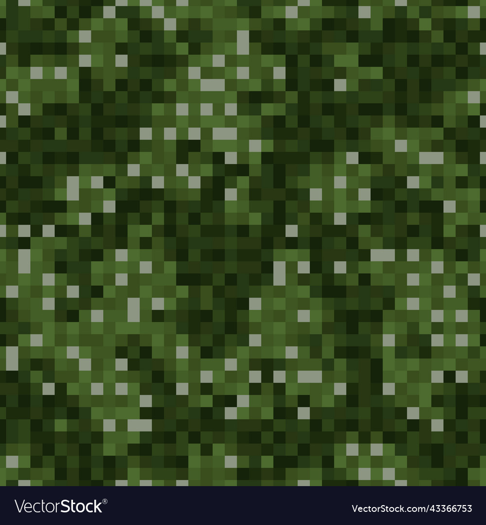 Abstract seamless pattern with forest green Vector Image
