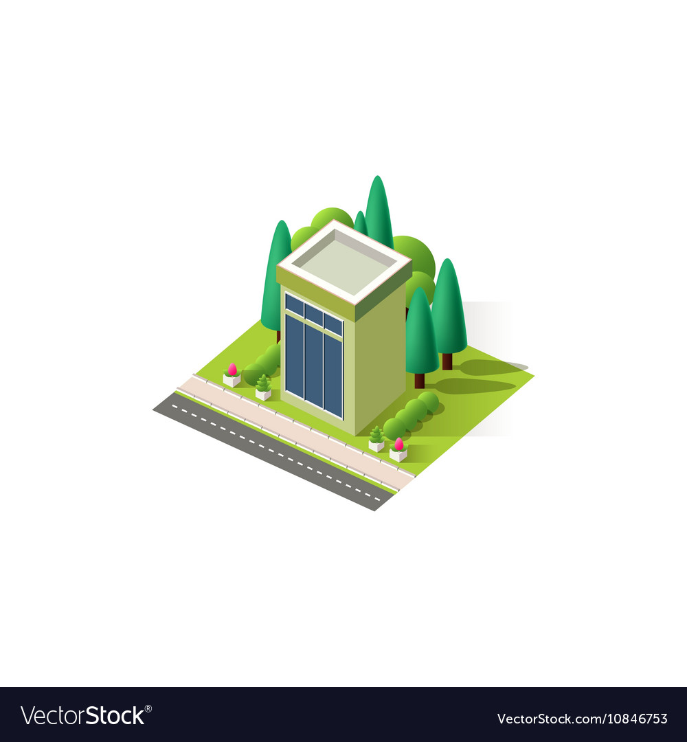 Isometrics multistory building