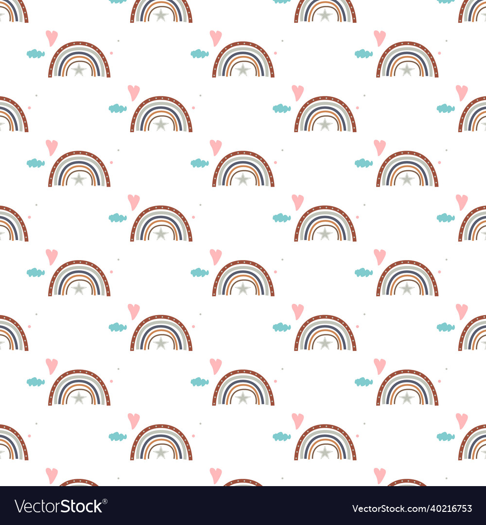 Rainbow pattern design background