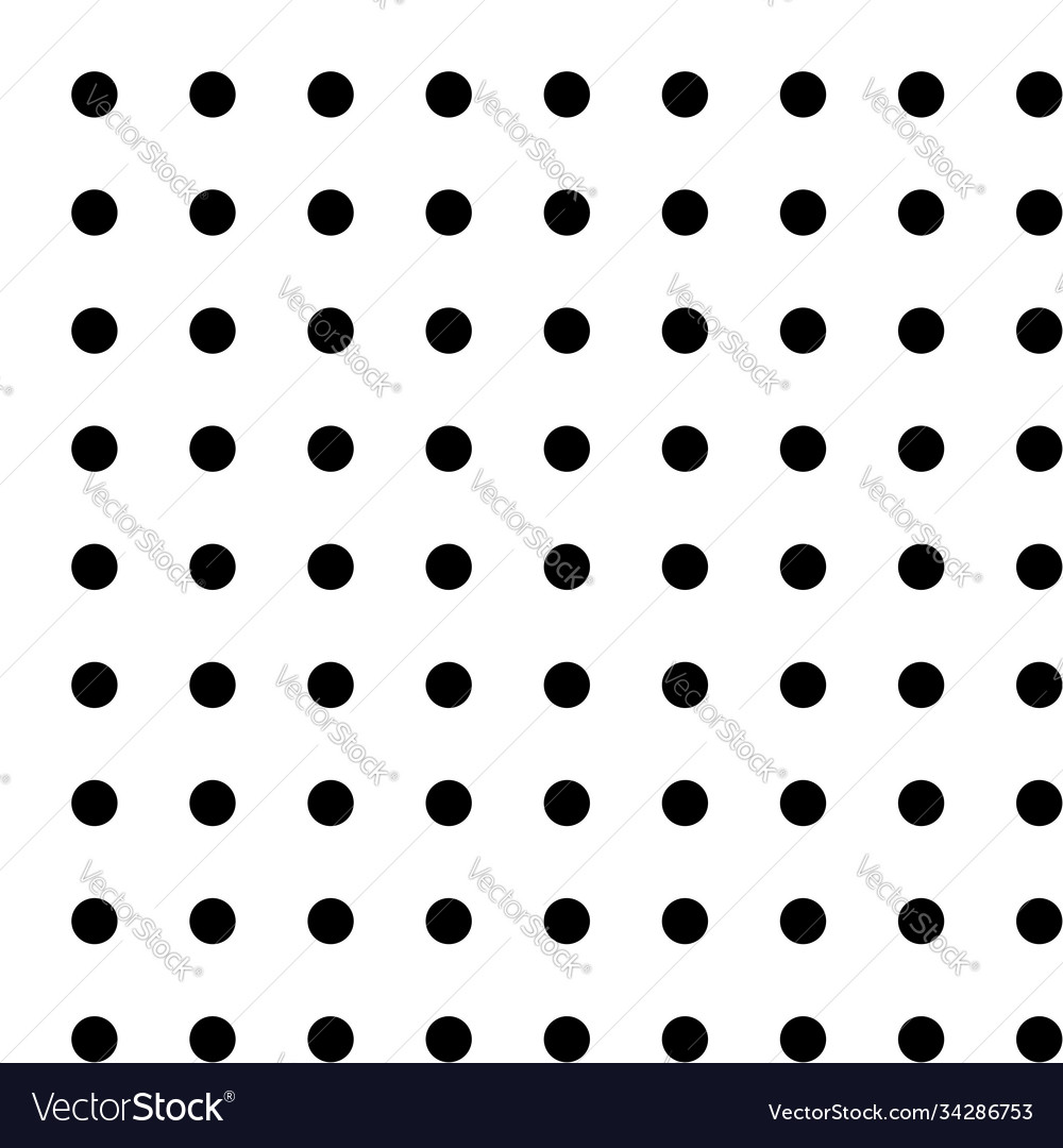 Repeatable halftone dots dotted polkadots pattern vector image Repeatable halftone dots dotted polkadots pattern