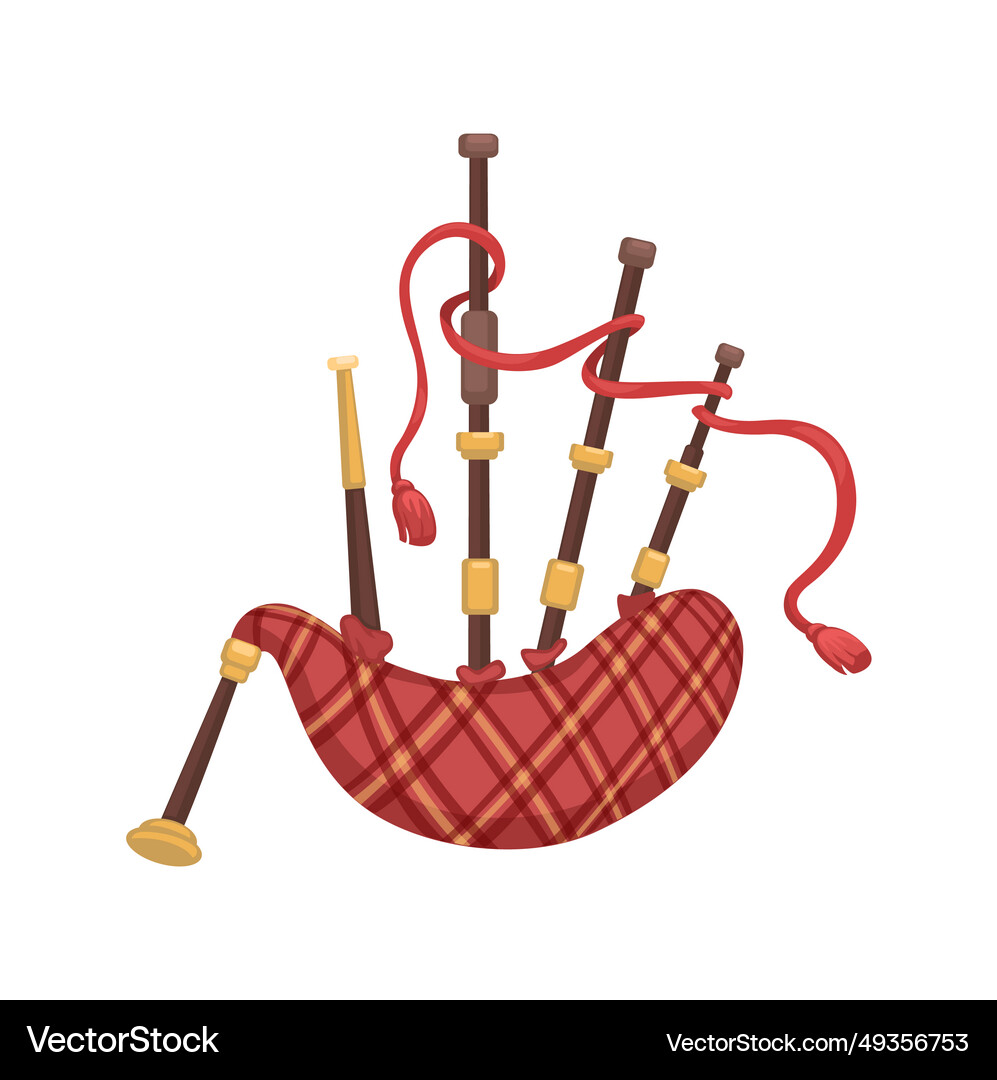 Scottish Bagpipe - Traditional Music – Royalty-Free Vector | VectorStock, image size:996x1080
