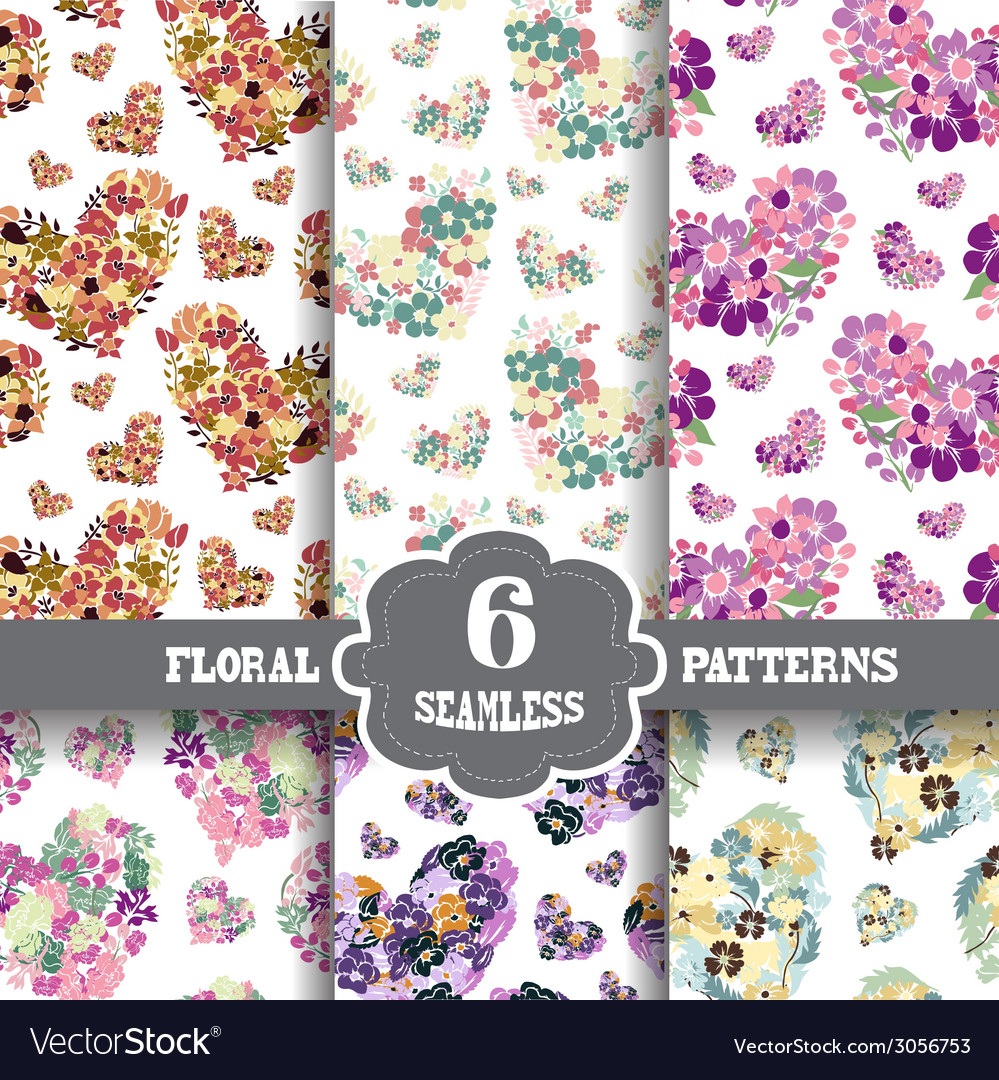 Seamless patterns set