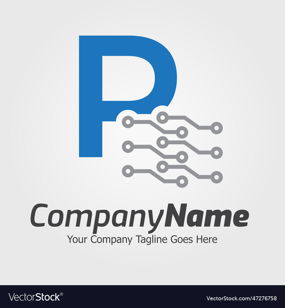 Programming code and technology logo template