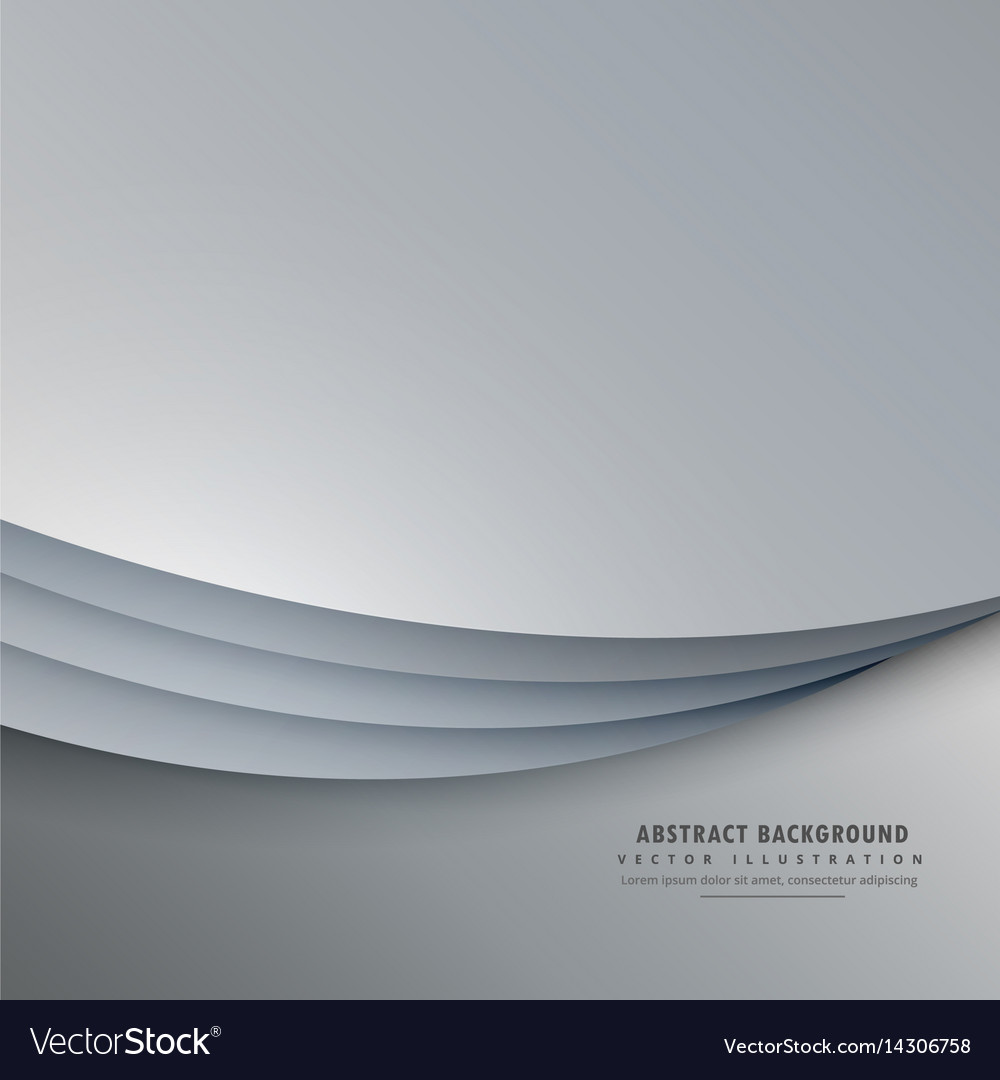 Smooth Gray Wave Background