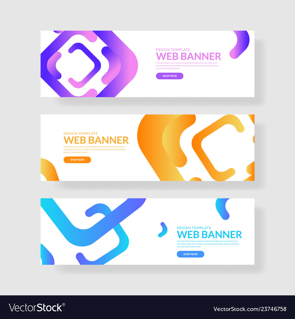 Website banner ui ux