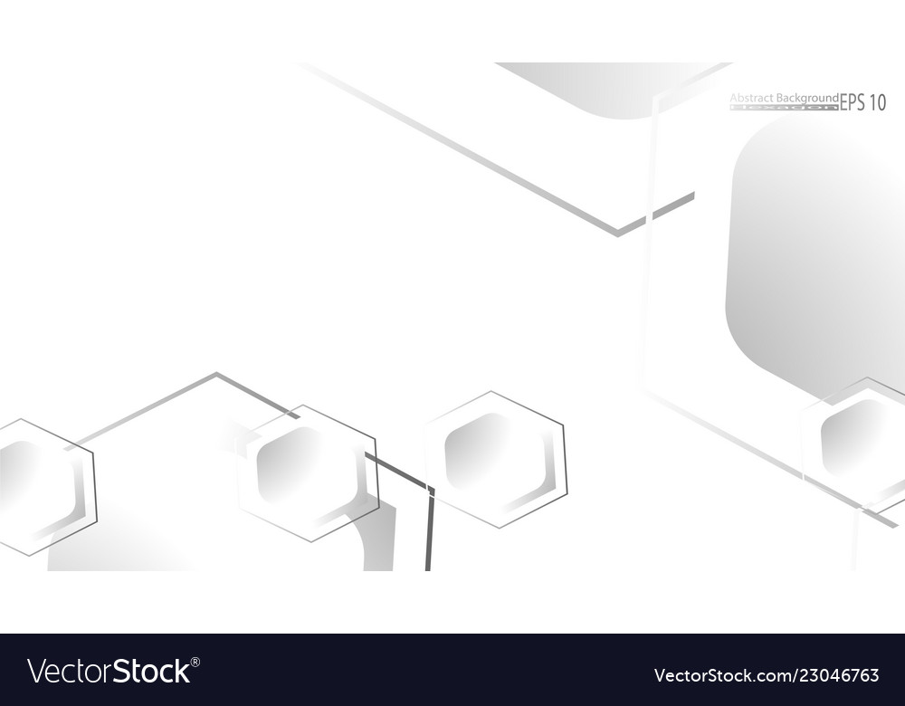 Abstract background concepts of hexagon shapes Vector Image Abstract background concepts of hexagon shapes