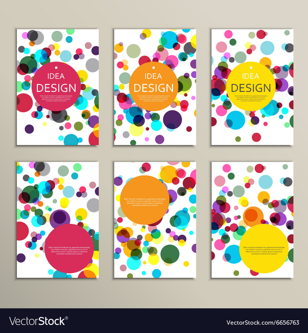 Background with color bubbles for your