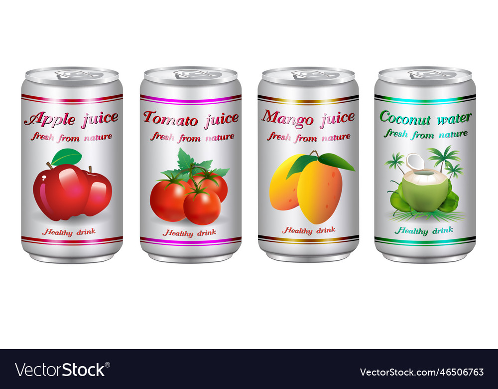 Canned juice set