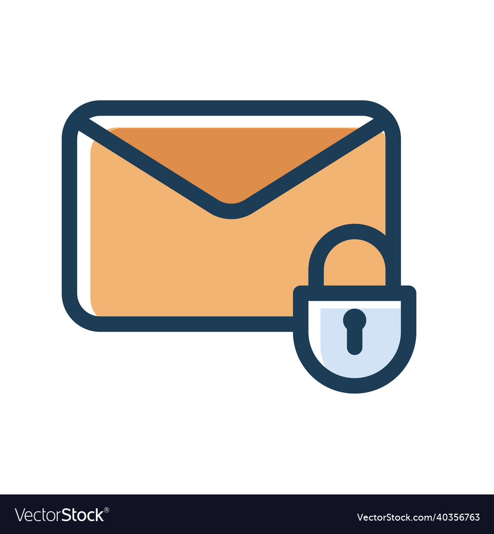 Email lock protection envelop encryption single
