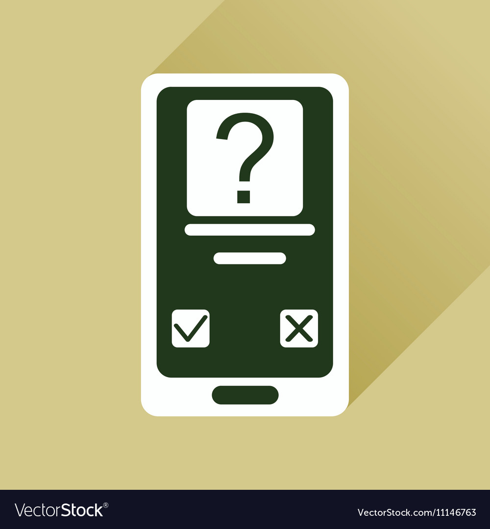 Flat web icon with long shadow mobile applications