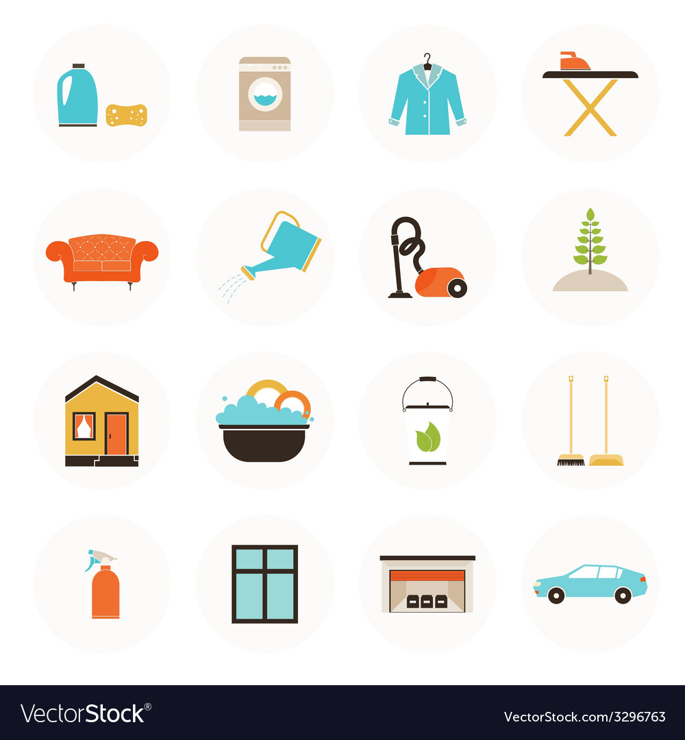 Housekeeping Icons Set