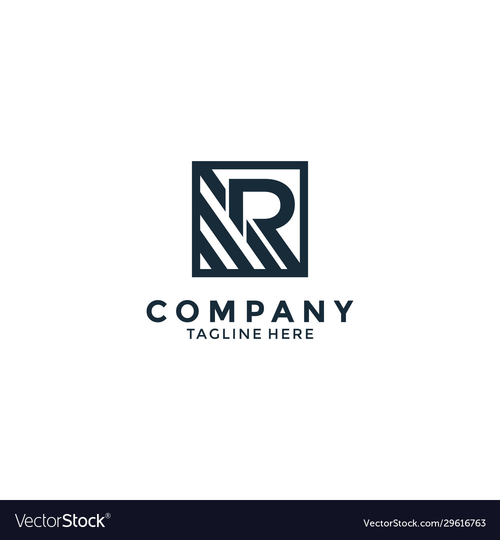 Initial r logo design inspiration Royalty Free Vector Image