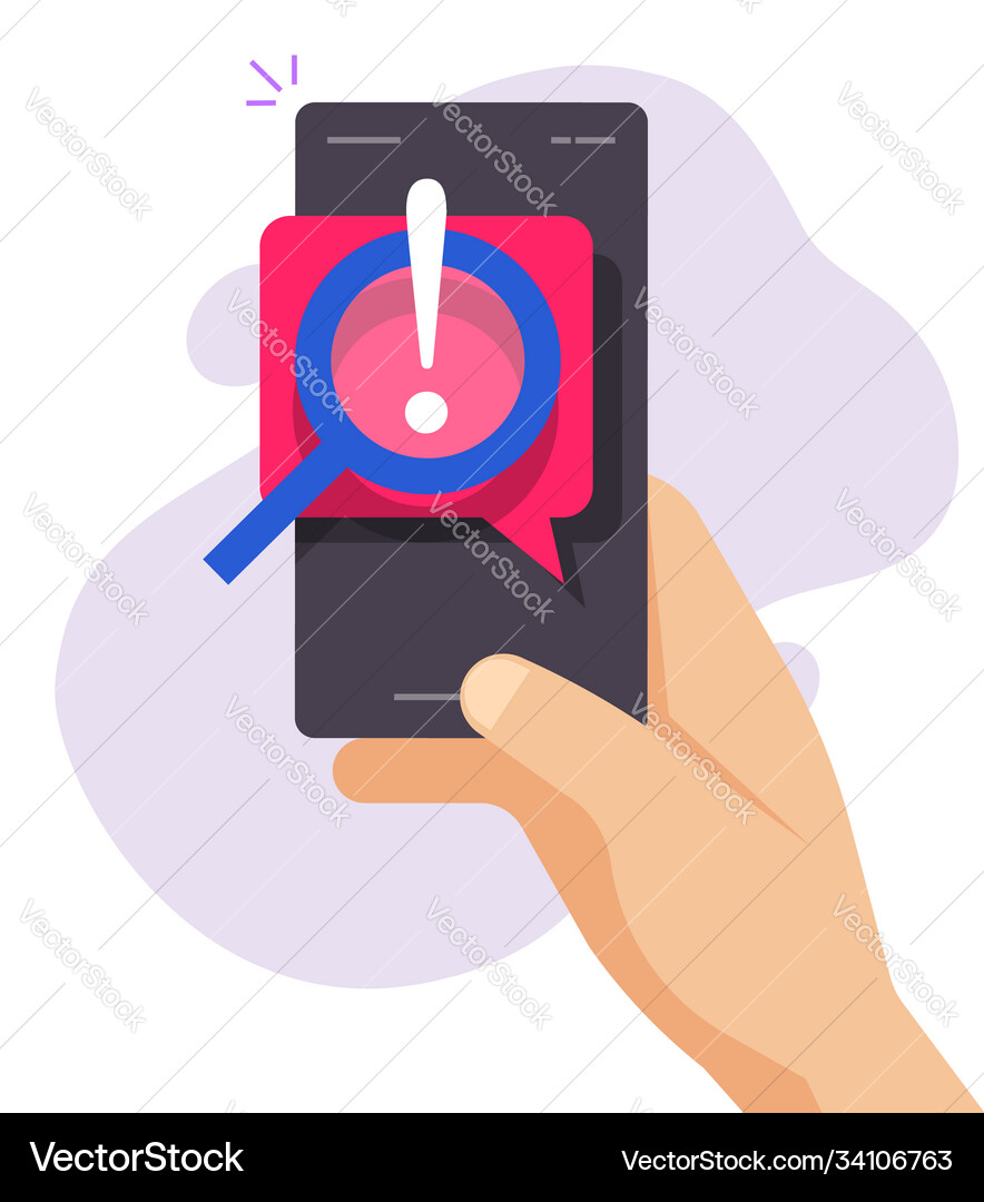 Parents Overlay Risk Icon Parental control risk important identify message Vector Image