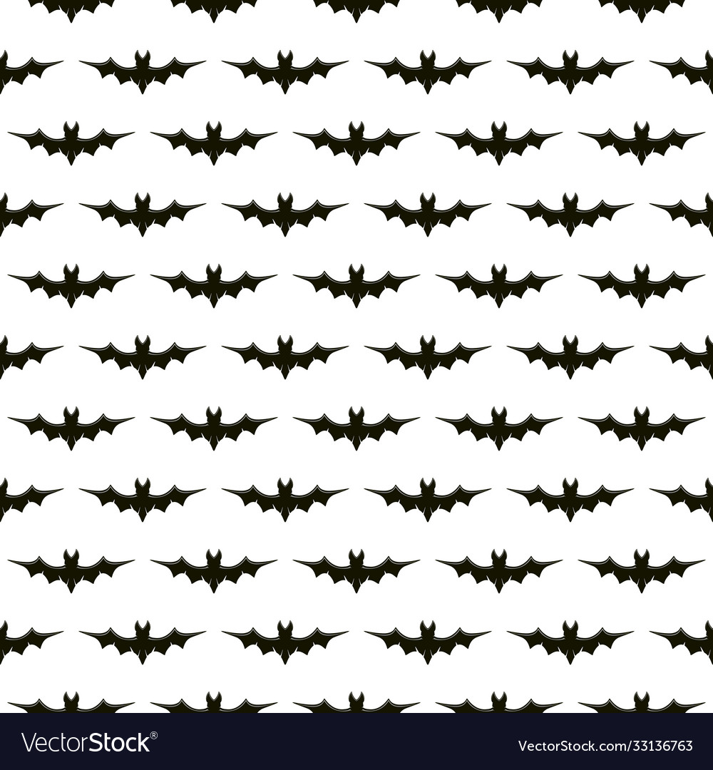 Seamless background for halloween with bats