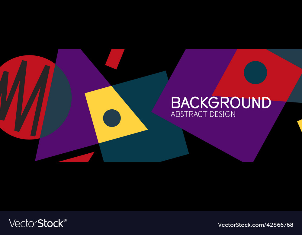 Abstract background with blocks lines geometric vector image Abstract background with blocks lines geometric