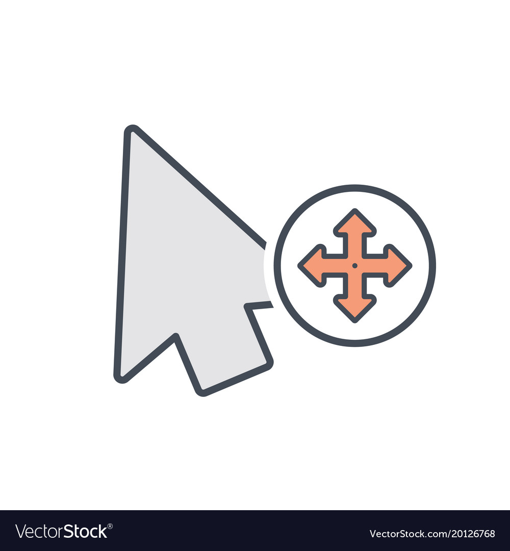 Pfeil Cursor Richtungen Maus bewegen Zeiger-Symbol